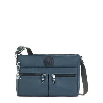 Kipling New Angie Çapraz Askılı Çanta Lacivert Gri | TR 2021TC